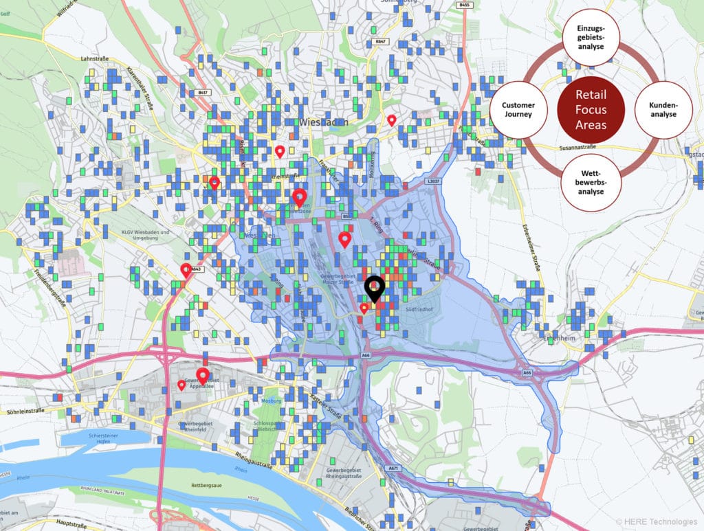 Karte zu Retail Focus Areas