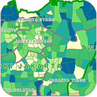 Indonesien Gebietsgrenzen Keluharan