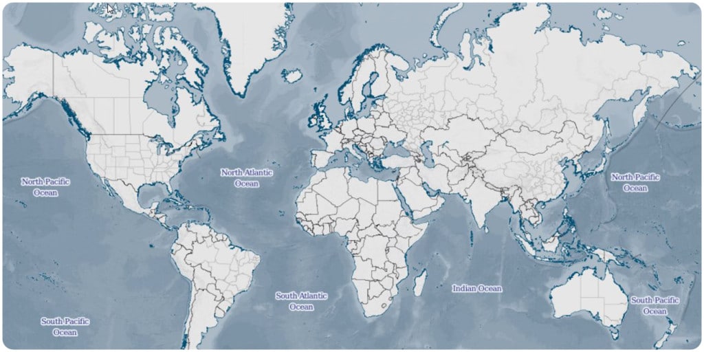 Digital Chart Of The World Shapefile