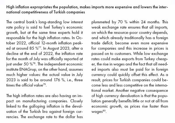 Sample text from the Political Risk Report Turkey.
