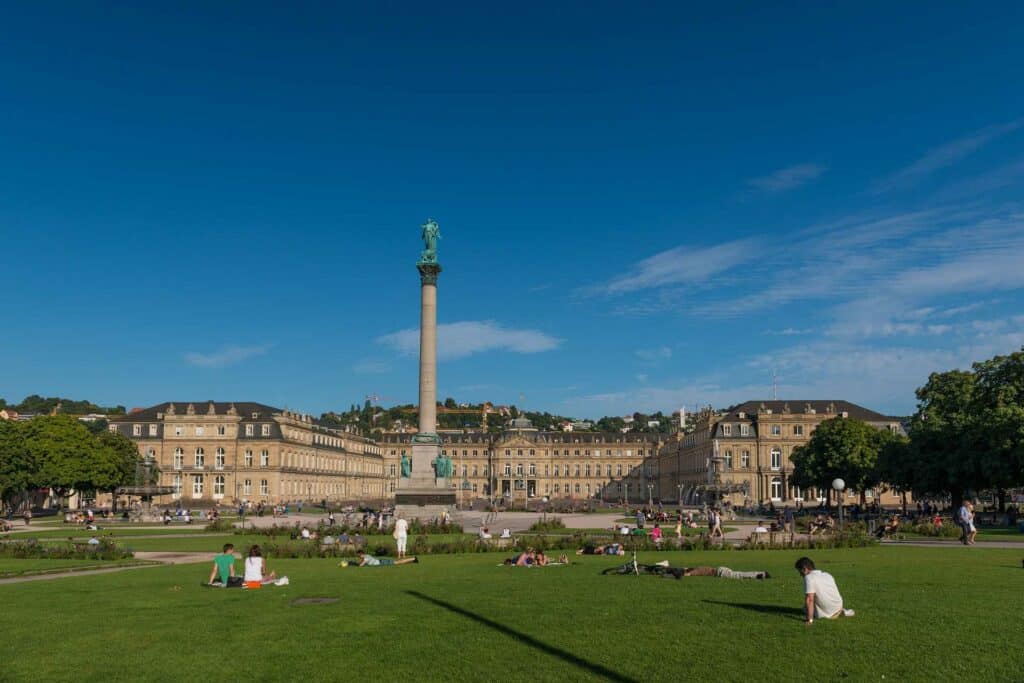 Stuttgart, the venue for INTERGEO 2024. Here you can see Stuttgart Castle.