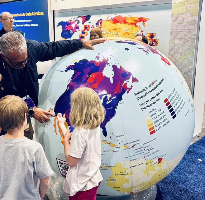Unser Stand auf der Esri UC letztes Jahr
