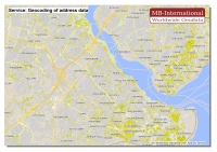 Service: Geocoding of address data