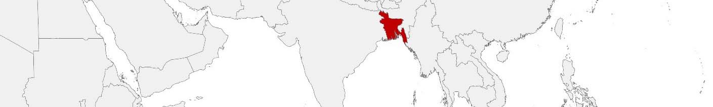Kaufkraftdaten und soziodemographische Daten können auf einer Karte von Bangladesch mithilfe der Gebietsgrenzen Upazila dargestellt werden.