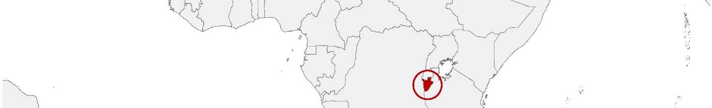 Kaufkraftdaten und soziodemographische Daten können auf einer Karte von Burundi mithilfe der Gebietsgrenzen Communes dargestellt werden.