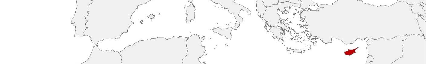 Kaufkraftdaten und soziodemographische Daten können auf einer Karte von Zypern mithilfe der Gebietsgrenzen consolidated PC 2-digit, Dimoi Koinotites und 100 x 100 m dargestellt werden.