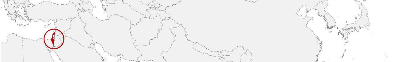 Kaufkraftdaten und soziodemographische Daten können auf einer Karte von Israel mithilfe der Gebietsgrenzen Mo'atzah Mekomit dargestellt werden.