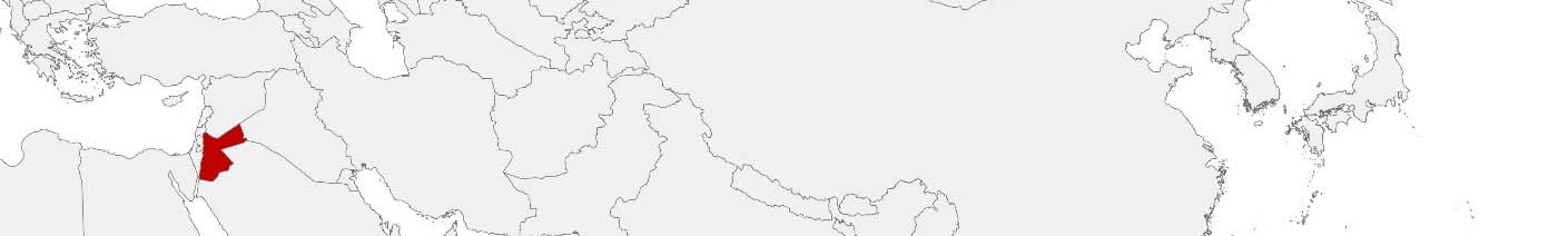 Kaufkraftdaten und soziodemographische Daten können auf einer Karte von Jordanien mithilfe der Gebietsgrenzen Muḥāfaẓāt dargestellt werden.