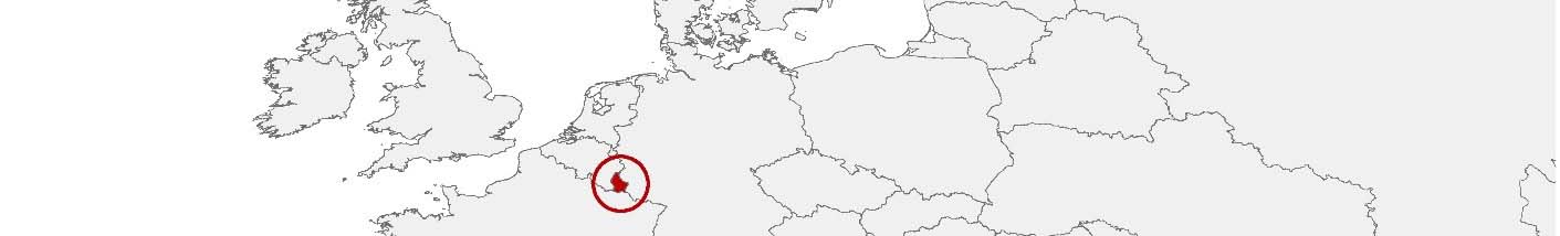 Kaufkraftdaten und soziodemographische Daten können auf einer Karte von Luxemburg mithilfe der Gebietsgrenzen 100 x 100 m, PC 4-digit, consolidated PC 2-digit und Communes dargestellt werden.