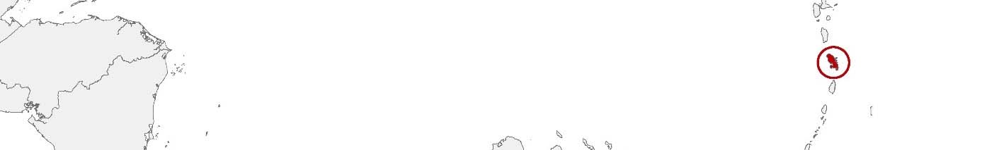 Kaufkraftdaten und soziodemographische Daten können auf einer Karte von Martinique mithilfe der Gebietsgrenzen Communes dargestellt werden.