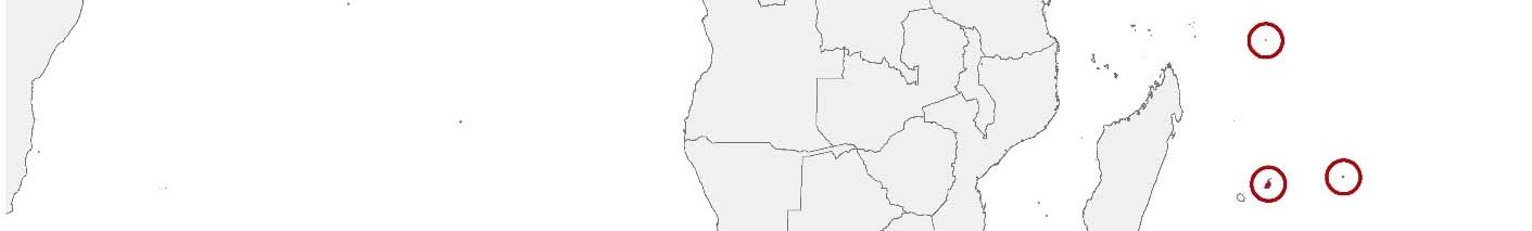 Kaufkraftdaten und soziodemographische Daten können auf einer Karte von Mauritius mithilfe der Gebietsgrenzen Districts dargestellt werden.