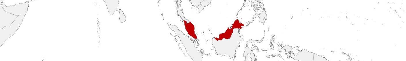 Kaufkraftdaten und soziodemographische Daten können auf einer Karte von Malaysia mithilfe der Gebietsgrenzen Daerah und Mukim dargestellt werden.