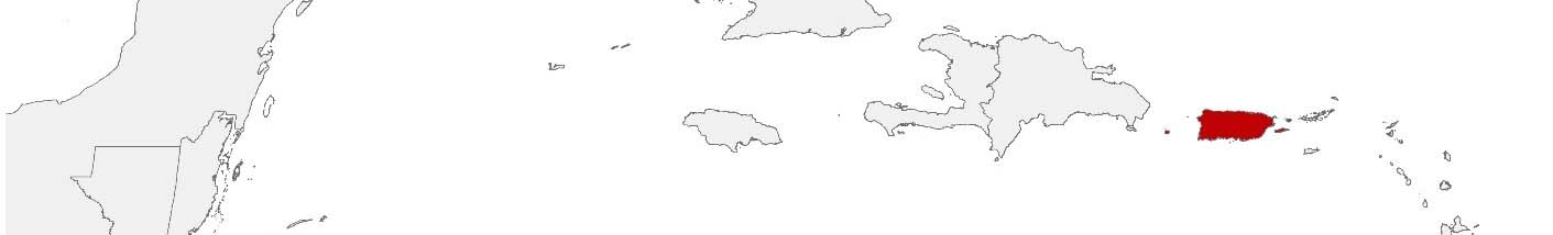 Kaufkraftdaten und soziodemographische Daten können auf einer Karte von Puerto Rico mithilfe der Gebietsgrenzen PC 5-digit und Barrios dargestellt werden.