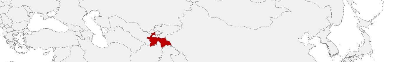 Kaufkraftdaten und soziodemographische Daten können auf einer Karte von Tadschikistan mithilfe der Gebietsgrenzen Nohiyaho dargestellt werden.