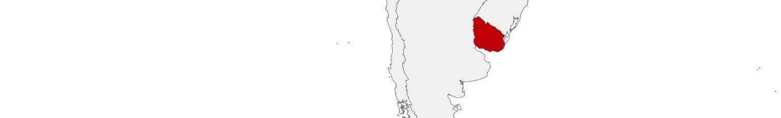 Kaufkraftdaten und soziodemographische Daten können auf einer Karte von Uruguay mithilfe der Gebietsgrenzen Departamentos dargestellt werden.