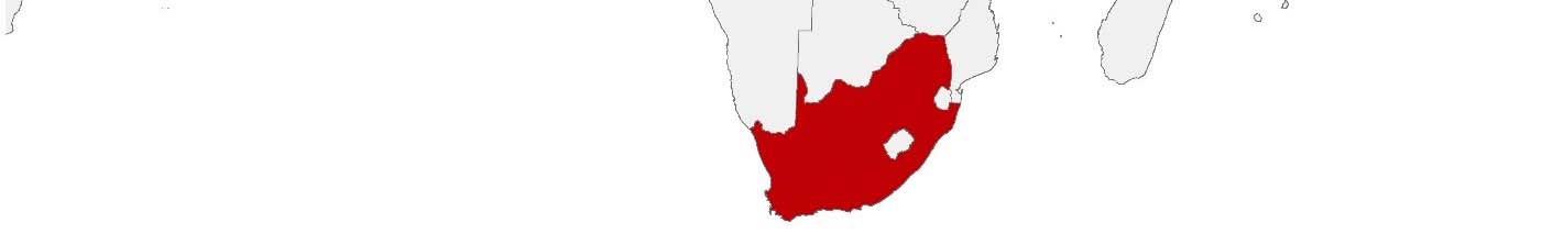 Kaufkraftdaten und soziodemographische Daten können auf einer Karte von Südafrika mithilfe der Gebietsgrenzen Municipalities und Small Areas dargestellt werden.