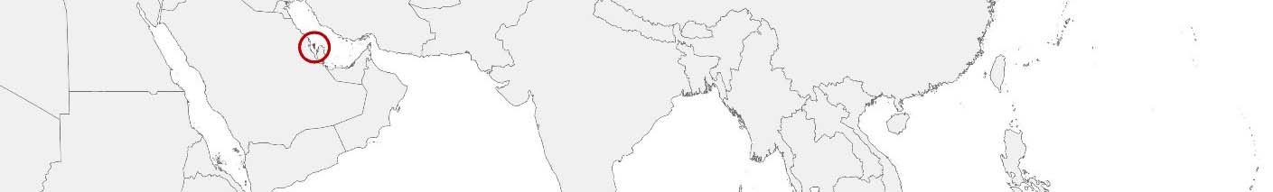 Purchasing power data and socio-demographic data can be displayed on a map of Bahrain using the following area boundaries: Muḥāfaẓāt.