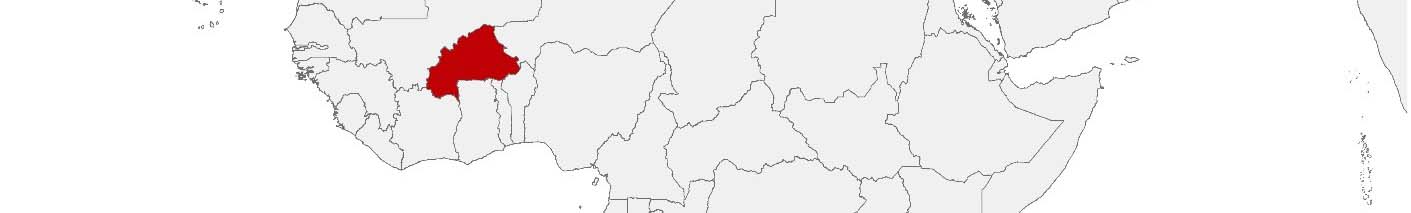 Purchasing power data and socio-demographic data can be displayed on a map of Burkina Faso using the following area boundaries: Provinces.