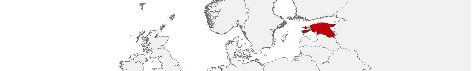 Kaufkraftdaten und soziodemographische Daten können auf einer Karte von Estland mithilfe der Gebietsgrenzen 100 x 100 m, PC 5-digit und Omavalitsuste dargestellt werden.