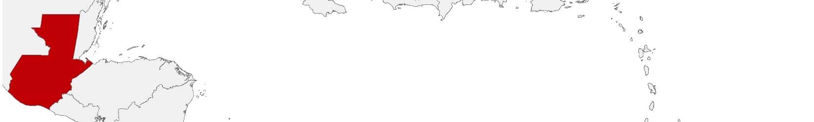 Purchasing power data and socio-demographic data can be displayed on a map of Guatemala using the following area boundaries: Departamentos and Municipios.