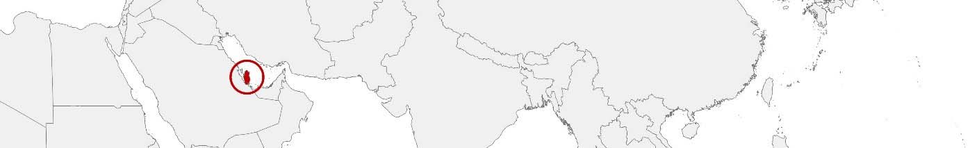 Purchasing power data and socio-demographic data can be displayed on a map of Katar using the following area boundaries: Zones.