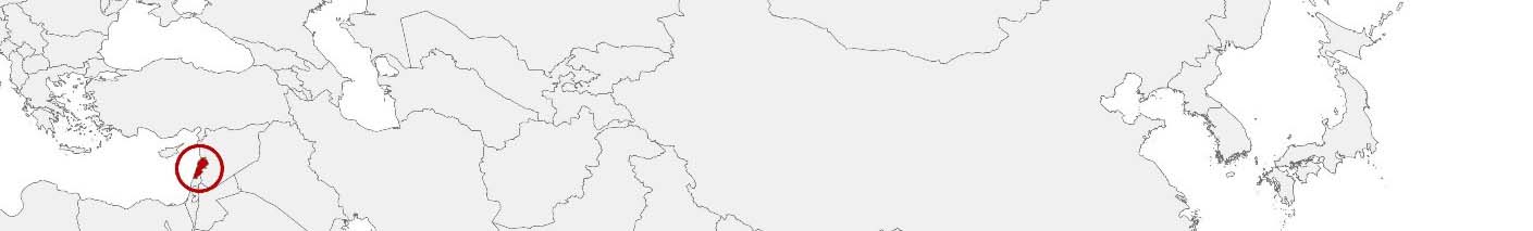 Purchasing power data and socio-demographic data can be displayed on a map of Lebanon using the following area boundaries: Muḥāfaẓāt.