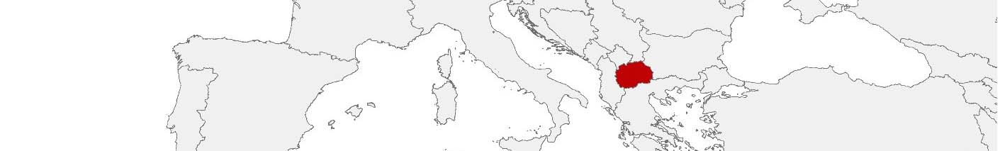 Purchasing power data and socio-demographic data can be displayed on a map of Macedonia using the following area boundaries: 100 x 100 m, PC 2-digit, PC 4-digit and Opštini.