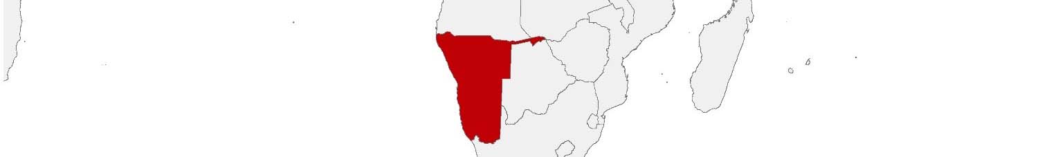Kaufkraftdaten und soziodemographische Daten können auf einer Karte von Namibia mithilfe der Gebietsgrenzen Constituencies dargestellt werden.