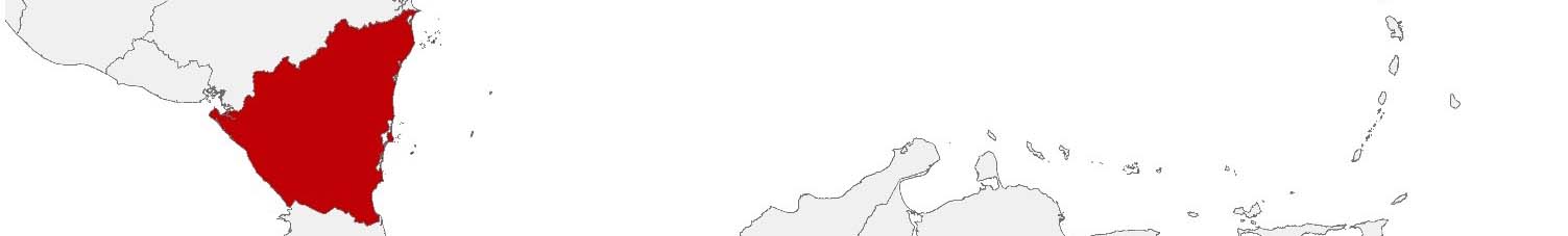 Purchasing power data and socio-demographic data can be displayed on a map of Nicaragua using the following area boundaries: Municipios.