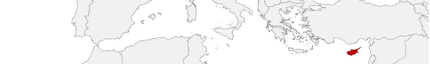 Purchasing power data and socio-demographic data can be displayed on a map of Zypern using the following area boundaries: 100 x 100 m, consolidated PC 2-digit und Dimoi Koinotites.